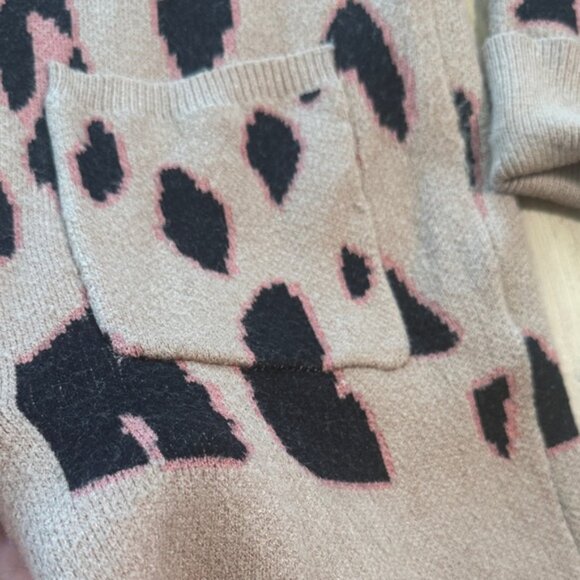 Chic Leopard Print Open Cardigan - Picture 4 of 9
